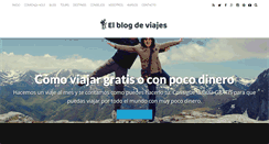 Desktop Screenshot of elblogdeviajes.com